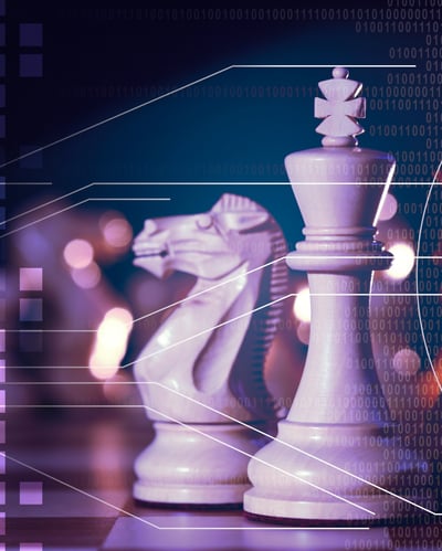 Chess board Portrait
