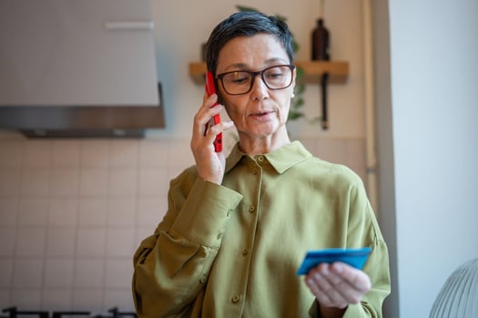 lady on phone