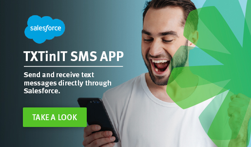Send and receive text messages directly through SalesForce - Take a look.